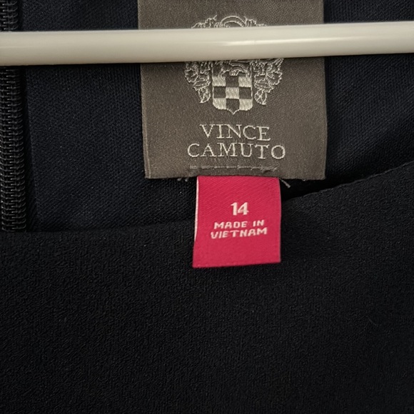 Navy blue flutter sleeve dress. NWT - Picture 2 of 5